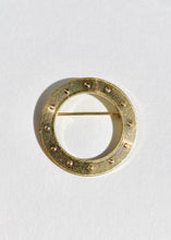 Load image into Gallery viewer, 14k Gold Circle Brooch
